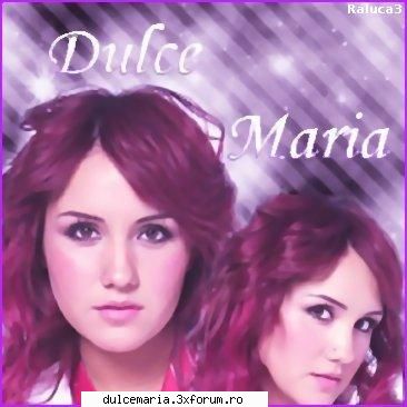 Bannere Dulce Maria - mea prea mult iubita - Dulce Maria album-foto