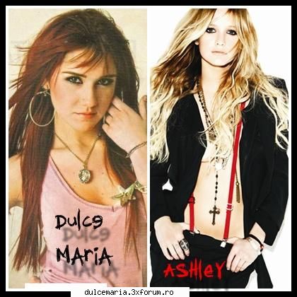 DuLcE MArIa Vs AshleY SiMpsOn - kteva poze k sa va ajute sa decideti - Dulce Maria versus ....