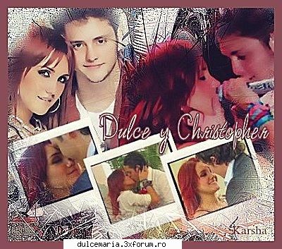 Dulce Maria&Christopher Uckermann - ce bn le sta impreuna! - Dulce Maria album-foto