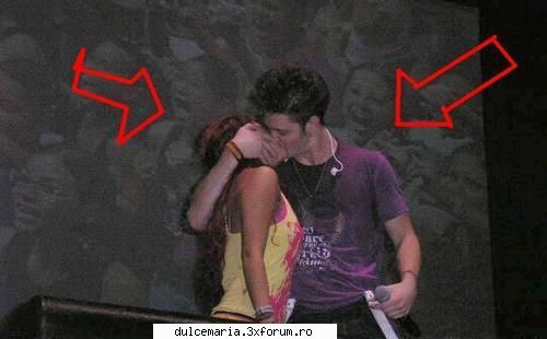 Dulce Maria&Christopher Uckermann - poza din cocert - Dulce Maria album-foto