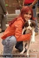 Dulce album-foto - ador poza asta cu catelusul - Dulce Maria album-foto
