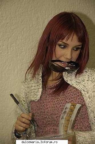 ()*Machiajul zilei*() - nu se vede asa bn ... dar imi plac ochii ei - Dulce Maria album-foto