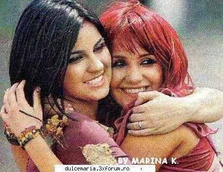 Poza preferata - uitati ce zambet au amandoua..moama mumoase rau - Dulce Maria album-foto