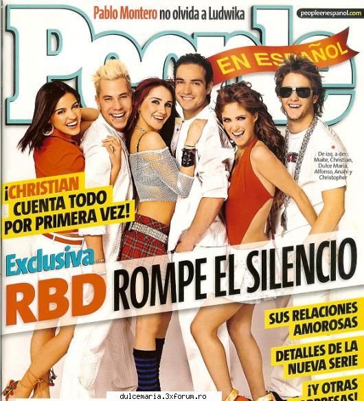 Poze recente cu Dulce Maria - Sooper NOI!!!! RBD in revista People!!!!!!! : ce - Dulce Maria album-foto