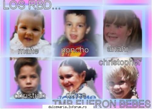 RBD-poze - kin erau ink bebelushi... :D - Trupa RBD