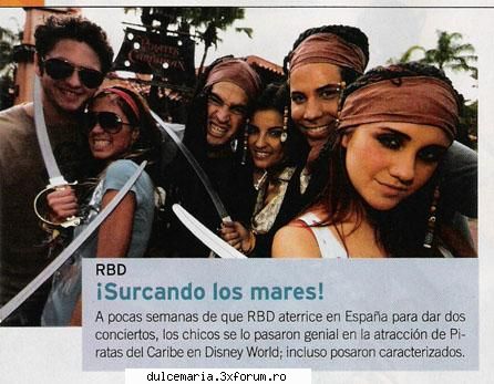 RBD-poze - piratzii dn...Rbd - Trupa RBD