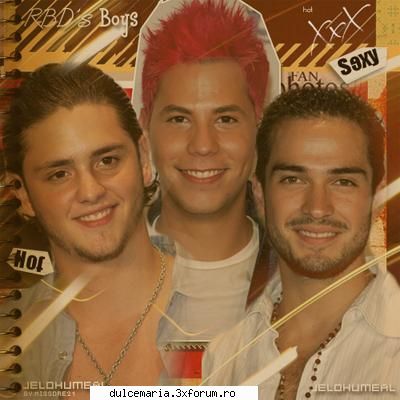 RBD-poze - poza 15...Christopher,Poncho y Christian - Trupa RBD