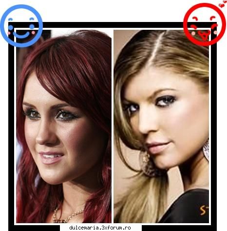 dulce maria VS fergie - uitati o poza care o sa va ajute sa alegeti - Dulce Maria versus ....